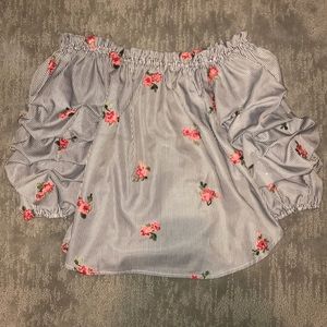 Off the shoulder top